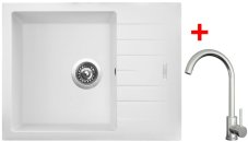 Sinks PERFECTO 650 Milk + ARCO celonerezová