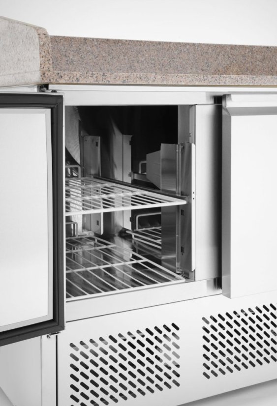 Chladicí pizza pult, 3 dveře, Arktic, 254L, 230V/400W, 700x1400x(H)943mm
