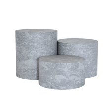 TOMGAST Podstavec kulatý HPL, pr.223 mm, v: 60 mm, dekor beton