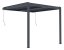Bioklimatická pergola G21 Trenton Premium 3x3 m, antracitová hliníková