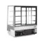 Vitrína se 3 policemi, Arktic, Černá, 230V/490W, 833x1200x(H)1460mm