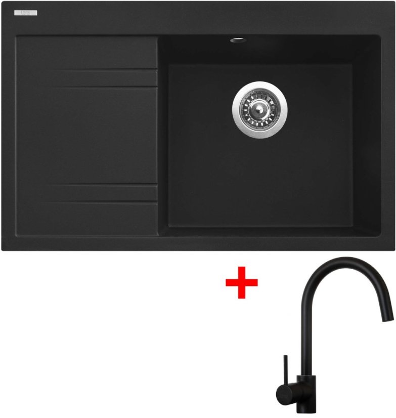 Sinks RIM 780 P Metalblack + Vitalia černá matná Sinks RIM 780 P Metalblack + Vitalia černá matná