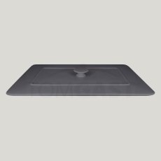 RAK Porcelain RAK Chef's Fusion poklice pro obdélný pekáč 39,5 × 24,5 cm, šedá | RAK-CFRT39GYLD
