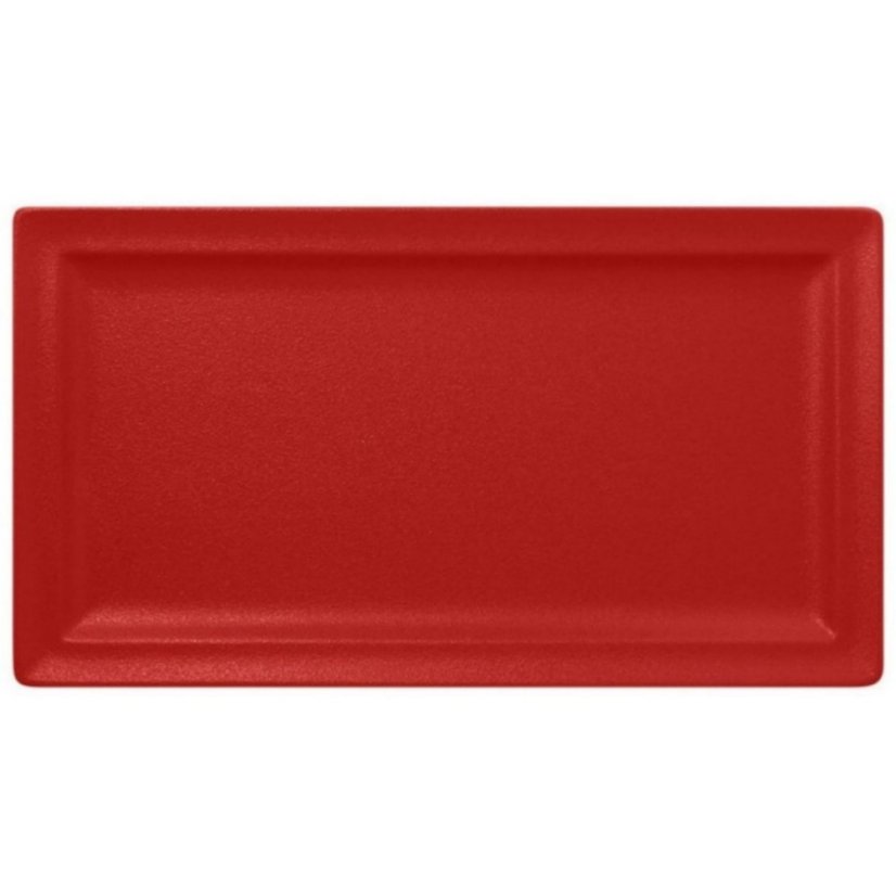 RAK Porcelain RAK Talíř obdélný 38 × 21 cm, světle červená | RAK-NFCLRP38BR RAK Porcelain RAK Talíř obdélný 38 × 21 cm, světle červená | RAK-NFCLRP38BR