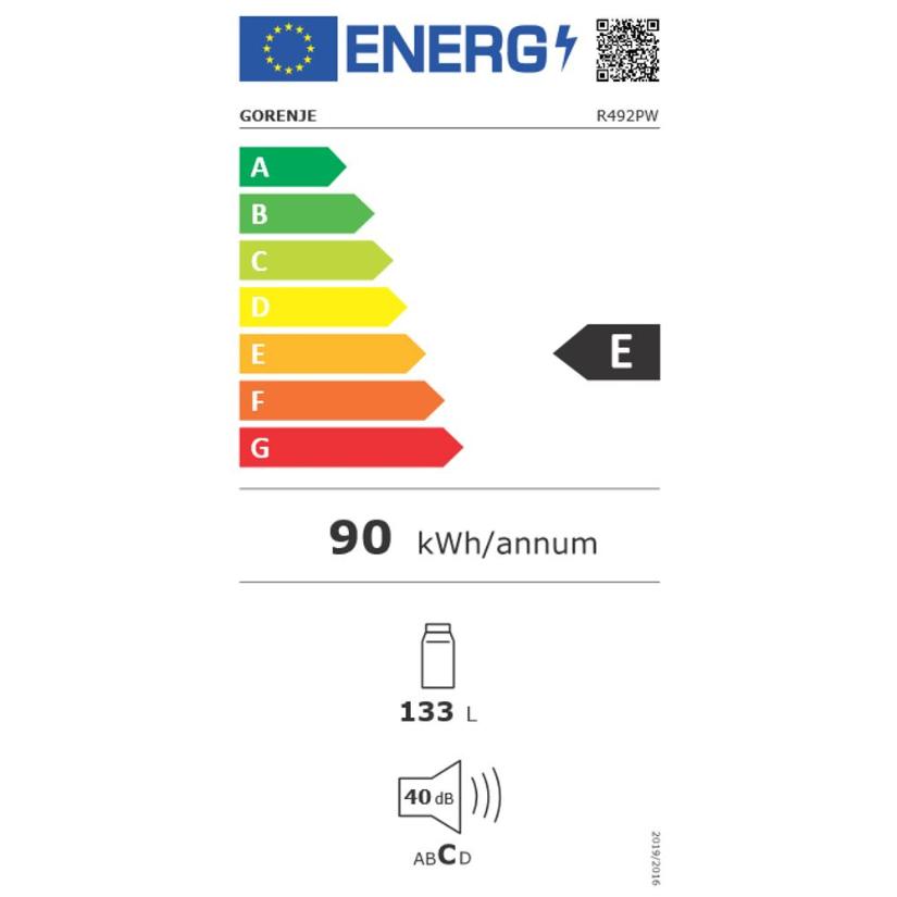 Monoklimatická chladnička Gorenje R492PW