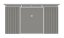 Zahradní domek G21 GRAH 483 - 340 x 142 cm, metalický šedý