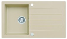 Alveus CORTINA 130 - 55 béžová (860x500mm)+sifon pop-up F
