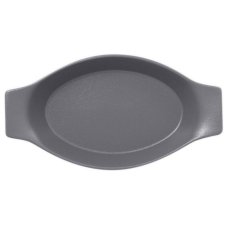 RAK Porcelain RAK Talíř oválný s rukojetí 78 cl, šedá | RAK-NFOPOD30GY