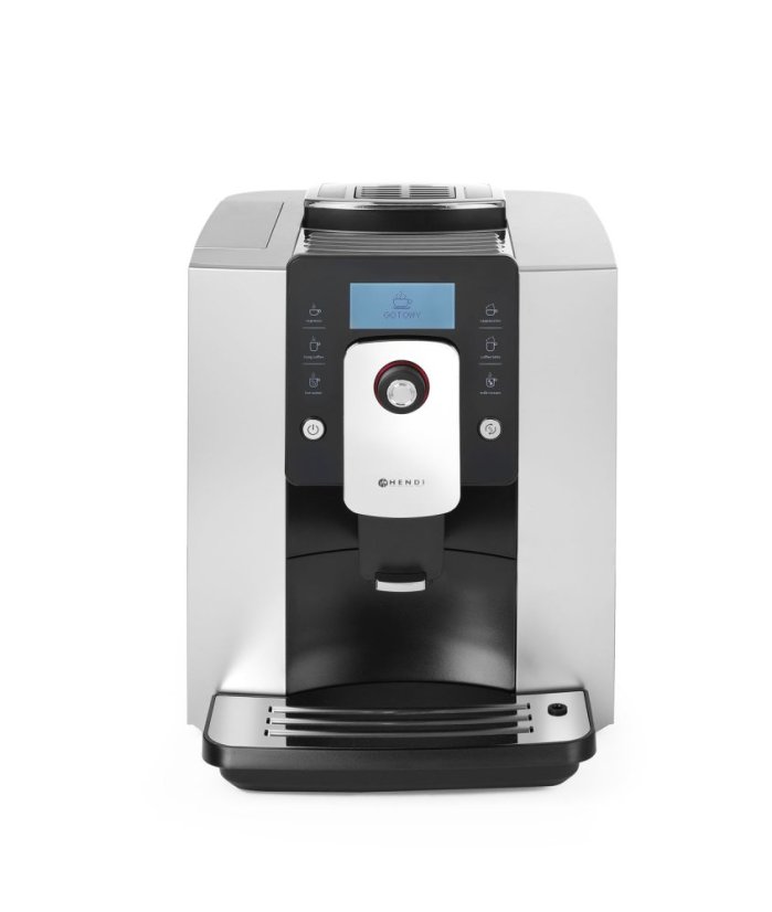 Automatický kávovar One Touch, HENDI, Stříbrná, 230V/1400W, 302x450x(H)370mm