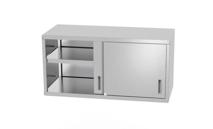 Nástěnná skříň – svařovaná, s posuvnými dveřmi, HENDI, Profi Line, 1000x300x(H)600mm Nástěnná skříň – svařovaná, s posuvnými dveřmi, HENDI, Profi Line, 1000x300x(H)600mm