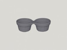 RAK Porcelain RAK Chef's Fusion ramekin dvojitý 13 cm, šedý | RAK-CFDR02GY